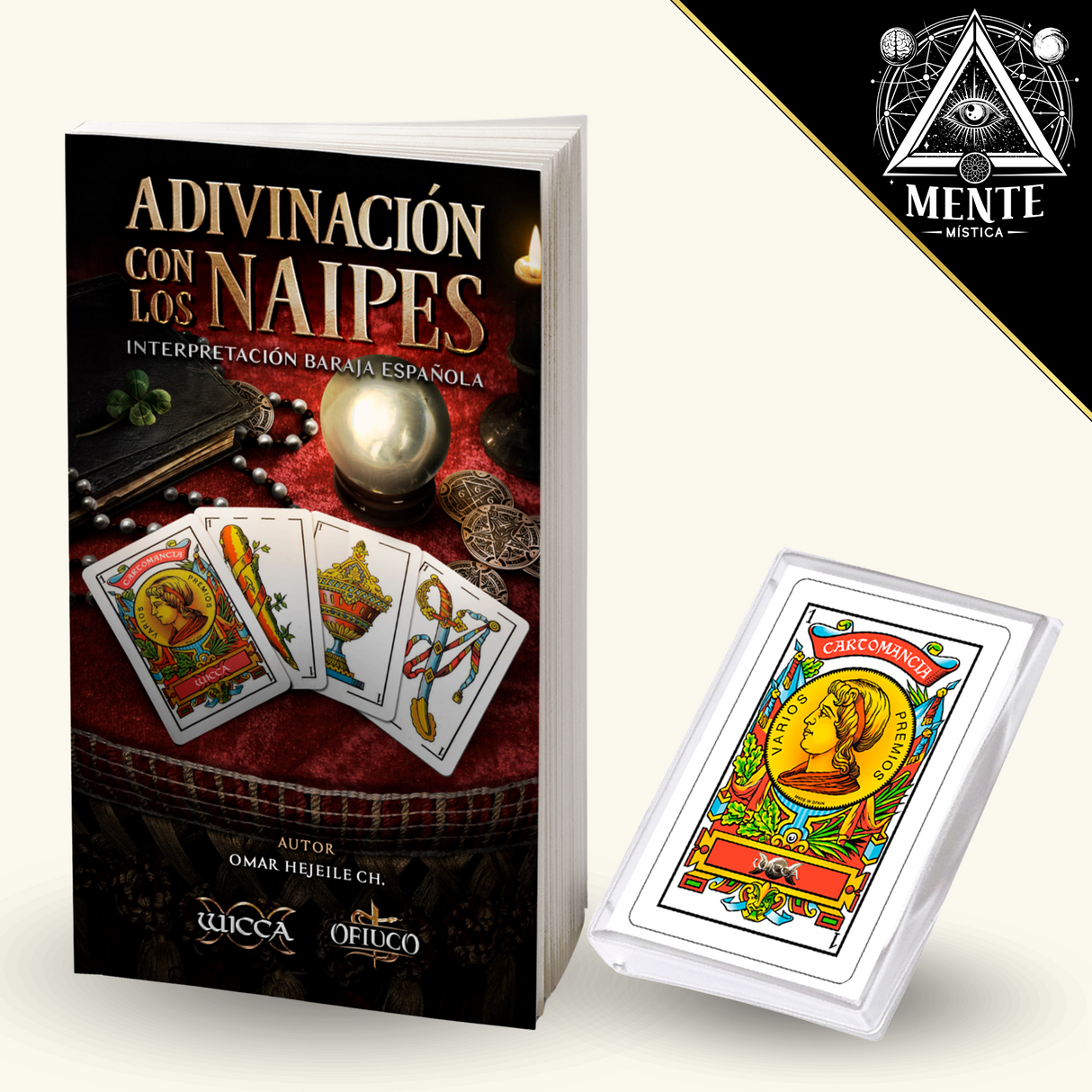 Cartomancy Book with the Spanish Deck – Includes a Set of Cards